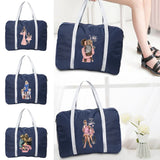Mom Series Printed Travel Bags Large Capacity Bag Nylon Foldable Luggage Water P