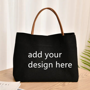Momlife Personalized Canvas Tote Bag for Mother's Work