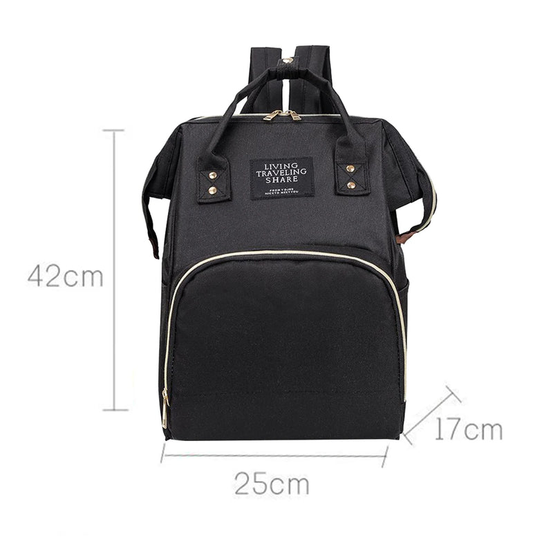 Large Capacity Waterproof Canvas Backpack for Student School Travel