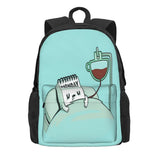 Monday Coffee Backpacks Men's and Women's Retro Bags