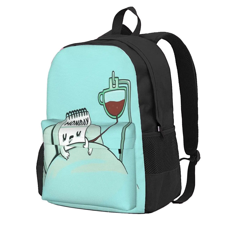 Monday Coffee Backpacks Men's and Women's Retro Bags