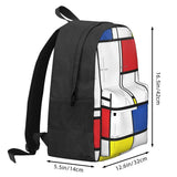 Mondrian Minimalist De Stijl Modern Backpacks Men's Bags For Women