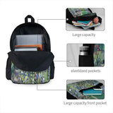 Monet's Garden Door Painting Backpack
