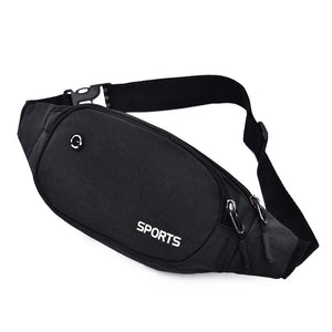 Pink Money Belt Nylon Waist Pack Chest Bag for Men Women
