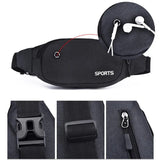 Pink Money Belt Nylon Waist Pack Chest Bag for Men Women