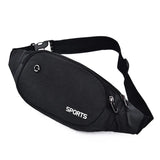 Pink Money Belt Nylon Waist Pack Chest Bag for Men Women