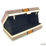 Rhinestone Money Clutch 10000 Dollars Stack Evening Bag