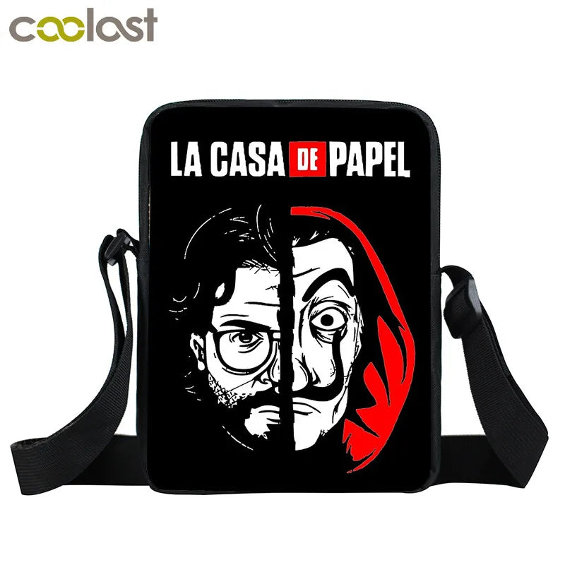 Money Heist Messenger Bag La Casa De Papel Women Handbag