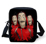 Money Heist Messenger Bag Crossbody LA CASA DE PAPEL Mini Shoulder Bag