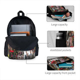 Monk Collage Backpacks Men's & Women's Bags