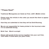 Monogrammed Name Wallet Leather Women Wallets and Purses