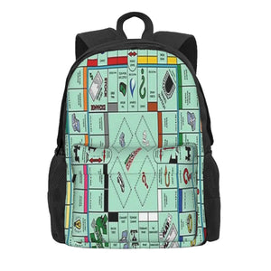 Monopoly Board Game Backpacks for Men & Women