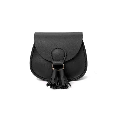 Monsisy Tassel Bag Girl Purse Handbag Kid Shoulder Bag Mini Crossbody