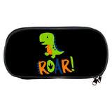 Dinosaur Print Pencil Case for Kids, T. Rex Stationary Bag Boys Girls Gift