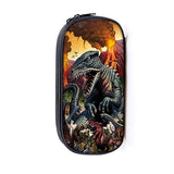 Dino Print Cosmetic Cases Pencil Box T. Rex Kids School Case Stationary
