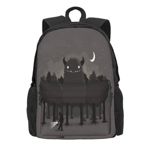 Monster Backpacks Men's Backpacks Eco Friendly Bags For Women
