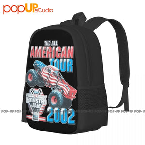 Monster Truck Jam 2002 Grave Digger All American Tour Backpack