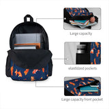 Moody Watercolor Goldfish Pond Backpacks Men's & Women's Unisex