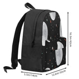 Moon 3 Backpacks Men's & Women's Zipper Close Bags