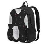 Moon 3 Backpacks Men's & Women's Zipper Close Bags