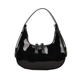 Spring Patent Leather Handbag Shoulder Bag Bright Clutch Purse