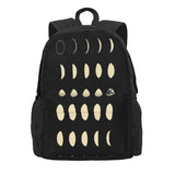 Moon Phases Backpacks Men's Women's School Bag
