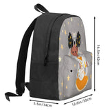 Moon Witch Backpacks Men Women Zipper Bag For Men Women