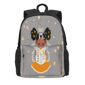 Moon Witch Backpacks Men Women Zipper Bag For Men Women