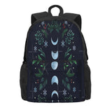 Moonlit Garden-Festive Green Backpacks Men's Backpacks Bags For Women Unisex