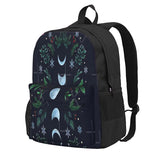 Moonlit Garden-Festive Green Backpacks Men's Backpacks Bags For Women Unisex