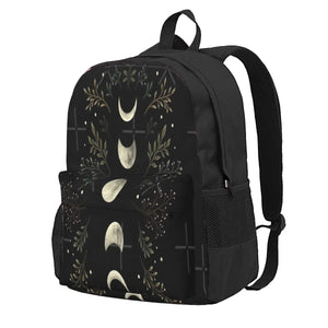 Moonlit Garden-Olive Green Backpacks Zipper Eco F