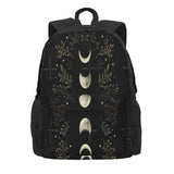 Moonlit Garden-Olive Green Backpacks Zipper Eco F