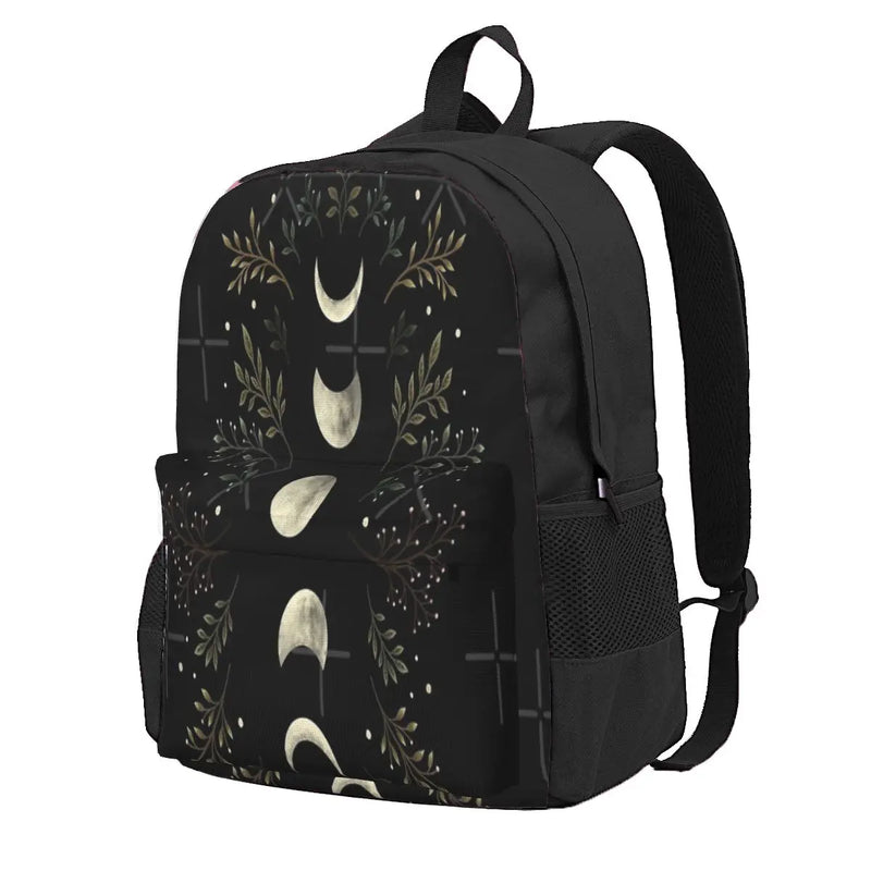 Moonlit Garden-Olive Green Backpacks Zipper Eco F