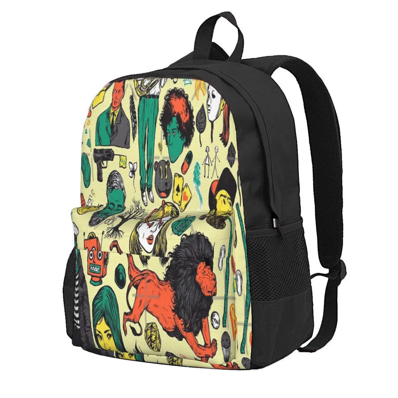 Classic Backpack with Multiple Pockets for Men and Women