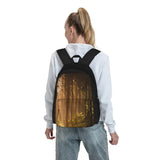 Morning Forest Backpacks Men's & Women's School Backpack