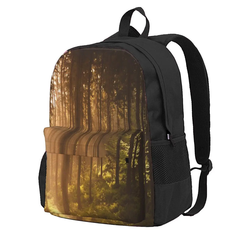 Morning Forest Backpacks Men's & Women's School Backpack