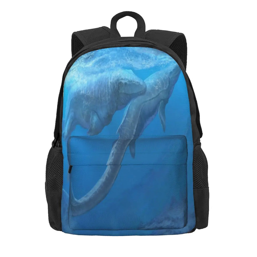 Mosasaurus Hoffmanni Backpack Vintage Bag Women's Men's Bag