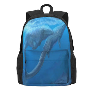 Mosasaurus Hoffmanni Backpack Vintage Bag Women's Men's Bag