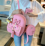 Waterproof Kids Backpack Bow Fringed Backpack