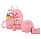Waterproof Kids Backpack Bow Fringed Backpack
