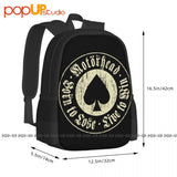 Moterhead Born To Lose Live To Sin Ace Of Spades Backpack