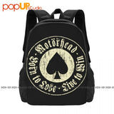 Moterhead Born To Lose Live To Sin Ace Of Spades Backpack