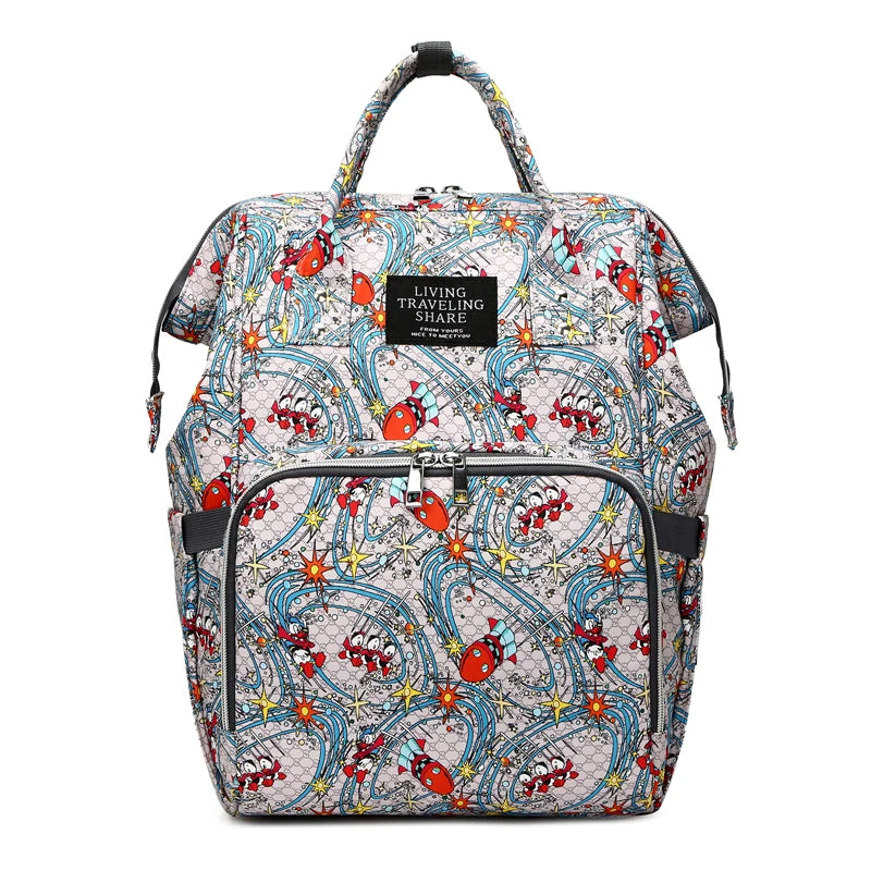 Anti Theft Oxford Rucksack Large Capacity Backpack