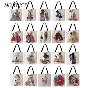 Mothers Printed Shoulder Bag Large Tote Bag Female Shopping Handbag