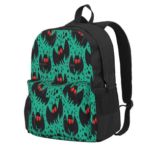 Mothman Green Night Backpacks Men's Women School Bag Girl