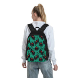 Mothman Green Night Backpacks Men's Women School Bag Girl