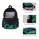 Mothman Green Night Backpacks Men's Women School Bag Girl
