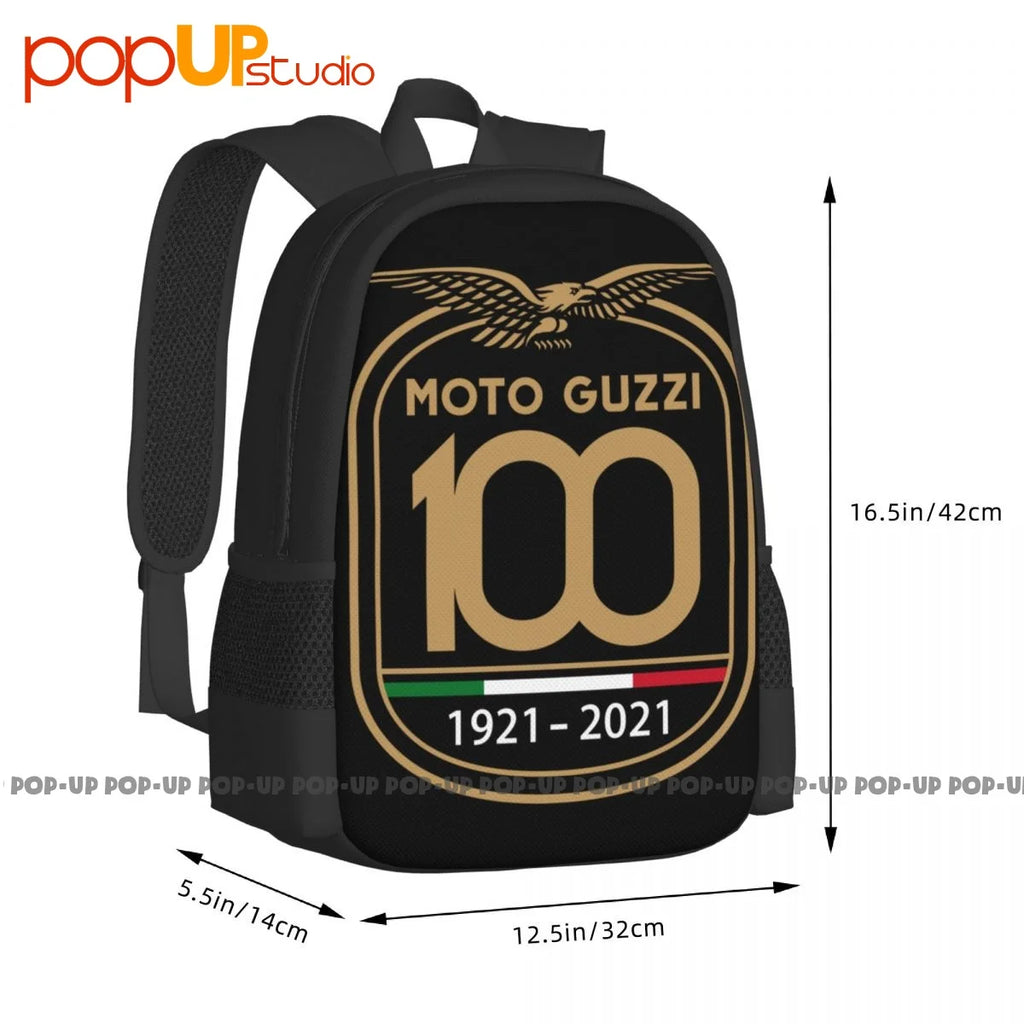 Motoguzzi Large Capacity Vintage Riding Backpack