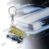 Back To Future Keychain Vintage Pendant Key Chain Ring