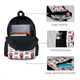 Mox Backpacks Men's Women's Plain Zip Pockets